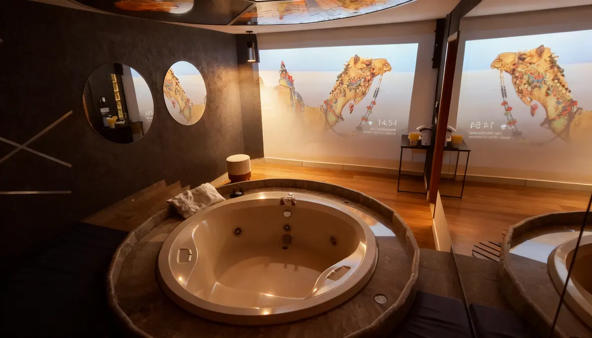 Cinema Suite concept created for Fiesta Motel to increase demand and perceived value